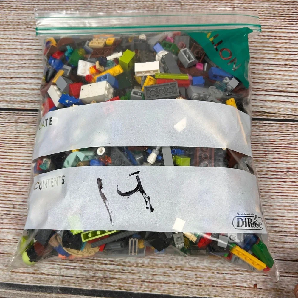 Lego Bulk Building Bricks Lot Mixed Colors Shapes Specialty Pieces 2lb 1oz Mixed